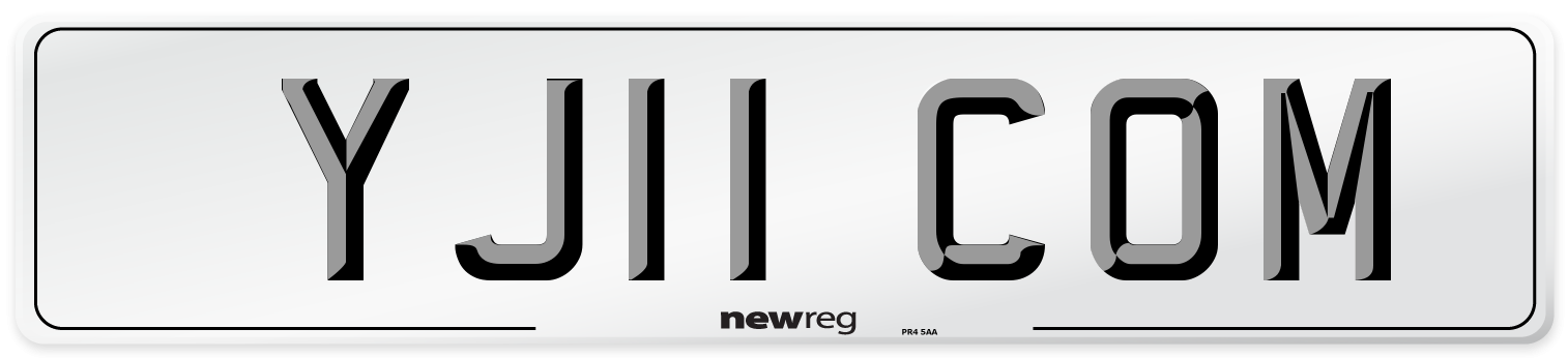 YJ11 COM Number Plate from New Reg